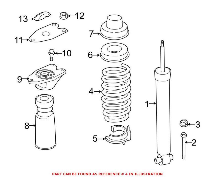 BMW Coil Spring - Rear 33536851931